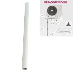 CAÑO RIGIDO PARA DESAGUE SPLIT DIAM.18 BLANCO X 2 MTS 100471