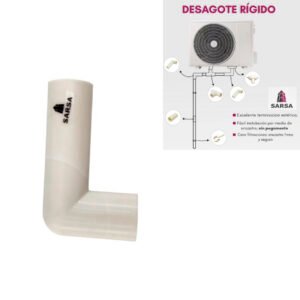 CODO RIGIDO DESAGUE SPLIT DIAM.18 BLANCO 100473