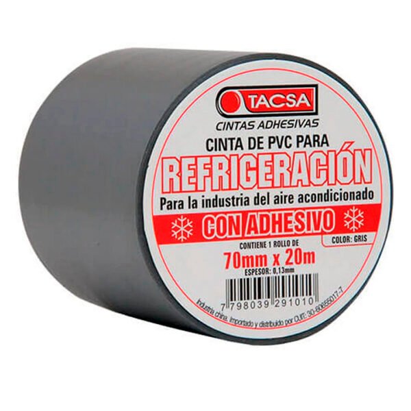 CINTA C/ADHESIVO TACSA GRIS 10077