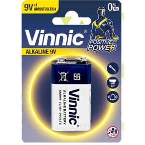 BATERIA 9V ALCALINA VINNIC AM9VF 123