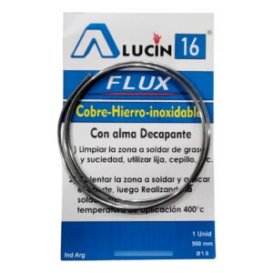 ALUCIN 16 SOLD C/FUNDENTE COBRE-HIERRO-INOXIDABLE 138323