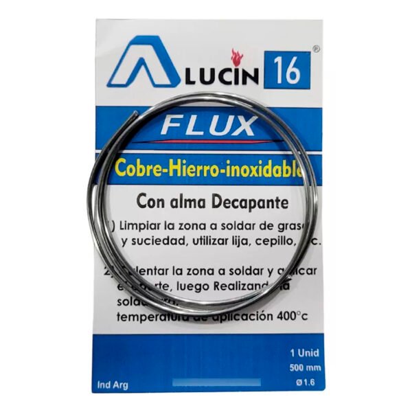 ALUCIN 16 SOLD C/FUNDENTE COBRE-HIERRO-INOXIDABLE 138323