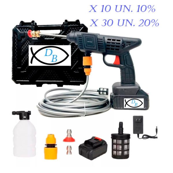 HIDROLAVADORA INALAMBRICA 18.5V 1200MAH 300W