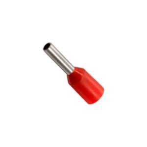 TERMINAL PUNTERA TIPO TIFF METALICA 1MM ROJO 138502